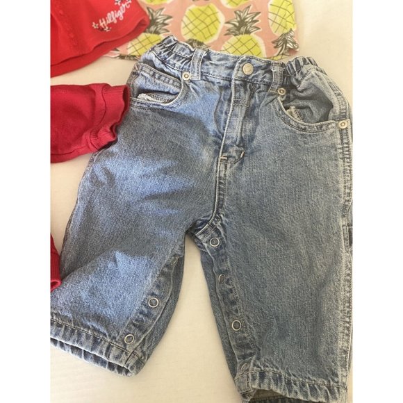 6-9 Month Name Brand Baby Girl Clothes Lot/4 Jeans, 2 Shirts, Jacket - Picture 8 of 12